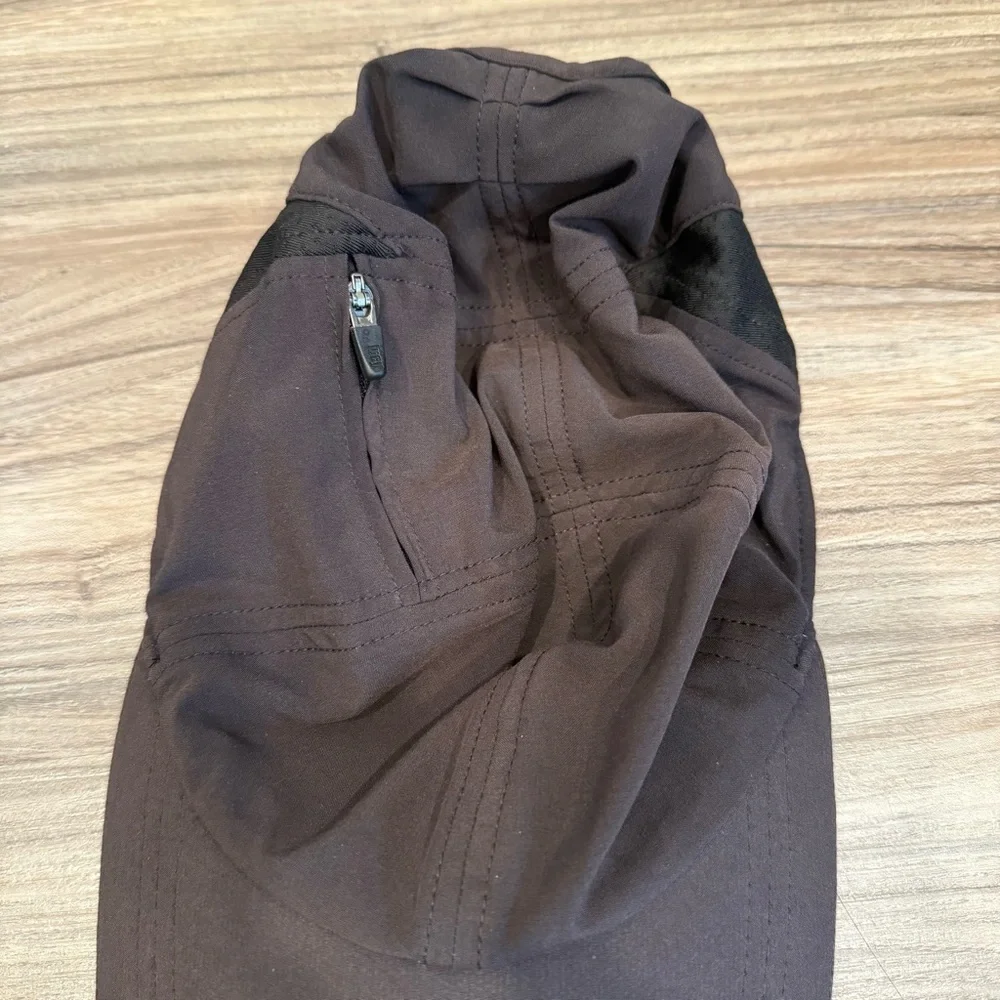 Dark Brownish Gray Cap with Side Pocket